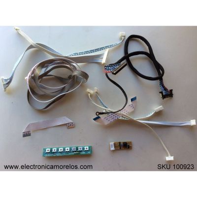KIT DE CABLES PARA TV SCEPTRE / 142011210011 / 166D291A / CHQ0038 / MODELO X505BV-FMDR8HJ1PE8